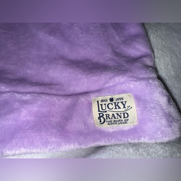 Lucky Brand Purple Fleece Jacket - Picture 2 of 4